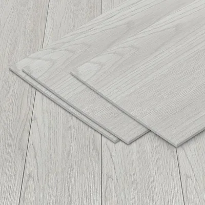 Immagine prodotto di Izrielar pavimenti in PVC pavimenti vinilici autoadesivi 18 pezzi 91,5×15,2 cm, 2,5 m², piastrelle adesive antiscivolo impermeabili per soggiorno cucina - Quercia Bianca