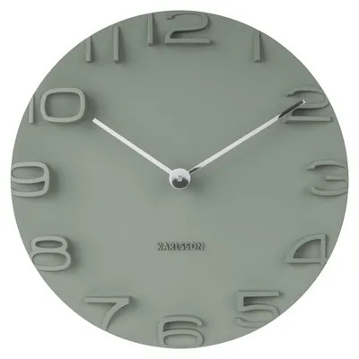 Productafbeelding van Karlsson KA5311GR, Wandklok, Rond, Groen, AA, 42 cm