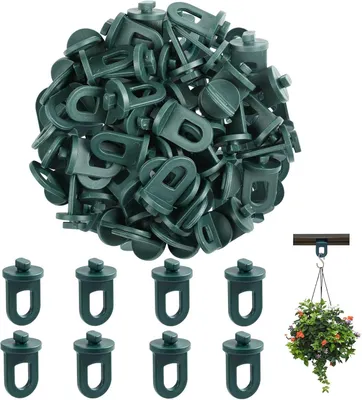Imagen del producto de Clips de plástico para invernaderos, 50 unidades, 3,3 x 2 cm, para jardín y decoración