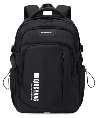 Produktbild von Schulrucksack Mädchen Teenager 32L Gymnasium Schwarz Wasserabweisend Bequem