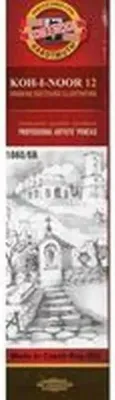 Image de KOH crayons graphite gradation gris laqué HB 12er