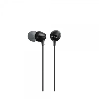 Produktbild von Sony MDR-EX15AP, Kabelgebunden, 8 - 22000 Hz, Anrufe/Musik, 3 g, Kopfhörer, Schwarz