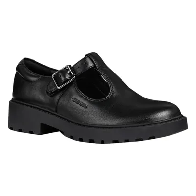 Immagine prodotto di Geox - Scarpe da bambina "Casey", pelle FS7281 (30 EU) (Nero)
