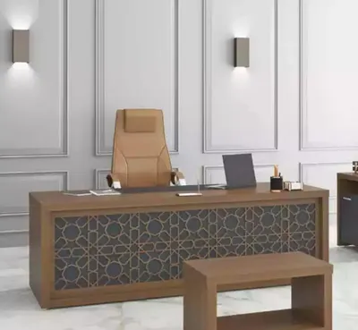 Obrázek produktu pro Klasický psací stůl studijní dřevěný nábytek kancelářský 220x90cm