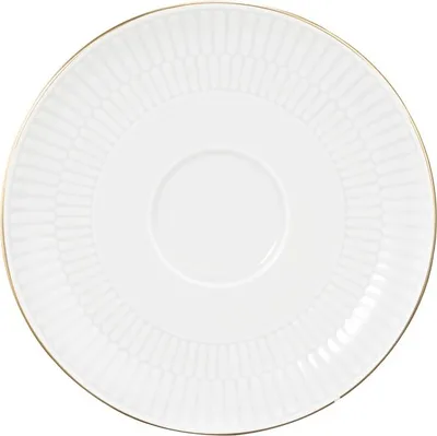 Produktbild von Seltmann Weiden Amina weiß/Goldrand Kombi-Untertasse groß 16 cm