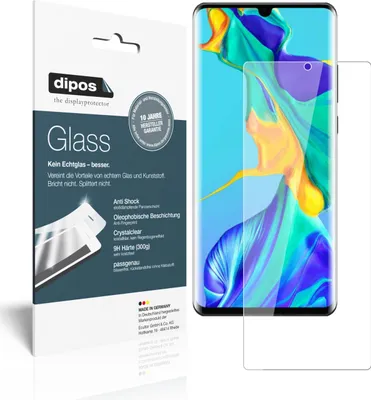 Produktbild von 2x Schutzfolie für Huawei P30 Pro New Edition - Anti-Shock 9H Folie dipos Glass Kunststoffglas