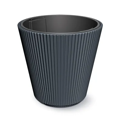 Obrázek produktu pro Prosperplast s.r.o. Květináč s vkladem MILLY antracitová 46,7 cm