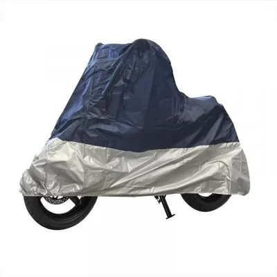 Obrázek produktu pro Ochranný kryt na motocykl XL modrý/stříbrný