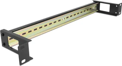 Obrázek produktu pro DELOCK 19 Hutschienenpanel mit seitlicher Kabeldurchführung