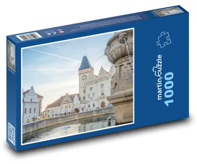 Zdjęcie produktu dla Puzzle 1000 Historyczne centrum Tábora - martinpuzzle