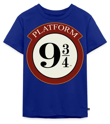 Produktbild von Spreadshirt Harry Potter Platform 9 3/4 Kinder Premium T-Shirt, 134/140 (8 Jahre), Royalblau