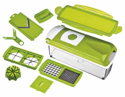 Produktbild von GENIUS 33543 Nicer Dicer Plus  Set 10tlg. Grün
