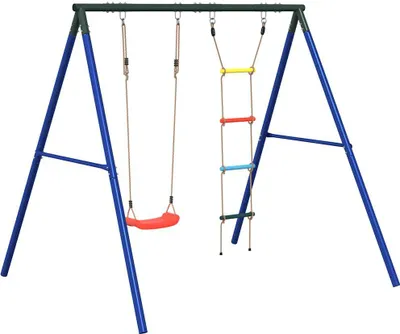 Produktbild von vidaXL Schaukel-Set mit Schaukelsitz und Strickleiter