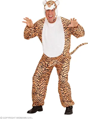 Imagen del producto de Traje de tigre - Traje de tigre, tallas M a XL - Disfraz de tigre para adultos, talla M - 50/52