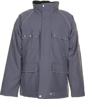 Produktbild von PLANAM Winterparka Canvas 320 2193-grau/schwarz  Größe XXXXL