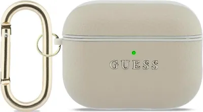 Immagine prodotto di Custodia classica con logo inPoliuretanograna Guess per AirPods Pro 3, oro