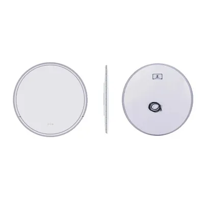 Obrázek produktu pro Koupelnové zrcadlo s LED osvětlením, inteligentní dotykový displej, technologie proti zamlžování, 60 cm (24 palců)