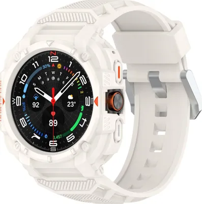 Produktbild von Für Samsung Galaxy Watch Ultra 47mm TPU Schutzhülle integriertem Armband Beige