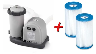 Immagine prodotto di INTEX 28636GS Pompa filtro Pompa per piscina 5678 L/h Pompa per piscina Piscina + 2 cartucce filtro extra
