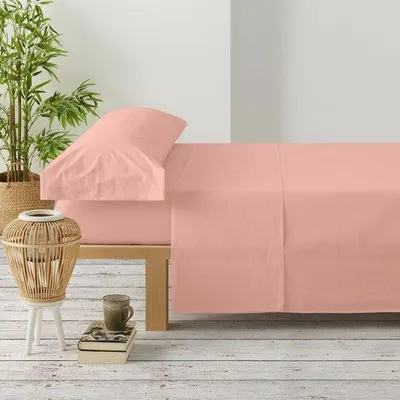 Imagen del producto de Ibenzoa®: Juego de sábanas de 3 piezas – Sábana ajustable, sábana encimera y funda de almohada para colchón de 90 x 190 cm, suave microfibra (poliéster), altura del somier de 25,4 cm, diseño atemporal