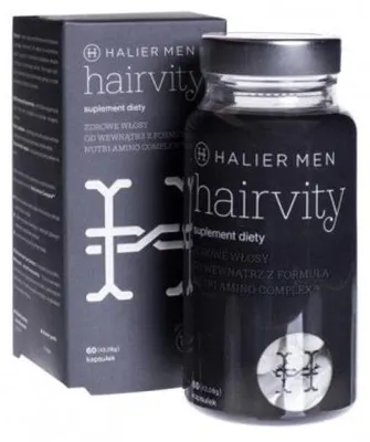 Image de Halier Hairvity pour hommes, 60 capsules
