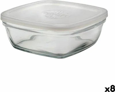 Obrázok produktu pre Štvorcový box na obed s vekom Duralex FreshBox 1,15 L 17 x 17 x 7 cm (8 kusov)