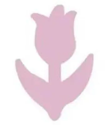 Immagine prodotto di Fustella decorativa a forma di tulipano 1,6 cm - Dalprint dpCraft