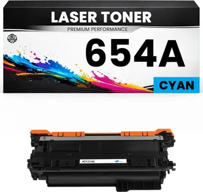 Produktbild von Toner kompatibel für HP CF331A(654A) Color LaserJet Enterprise M651dn/M651n/M651xh in Cyan