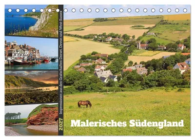 Produktbild von Malerisches Südengland 2027 (Tischkalender 2027 DIN A5 quer), CALVENDO Monatskalender