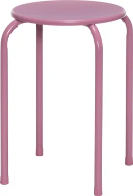 Produktbild von Stabiler Metall Hocker mit Ø 30 cm Sitzfläche, 44 cm hoch, 100 kg Belastbarkeit