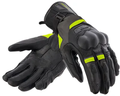 Produktbild von Rebelhorn Range Motorrad Handschuhe, schwarz/anthrazit/gelb, S