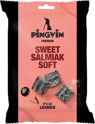 Produktbild von Toms Pingvin Premium Sweet Salmiak Soft 90g