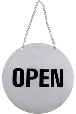 Produktbild von Türschild OPEN/CLOSED 13 cm