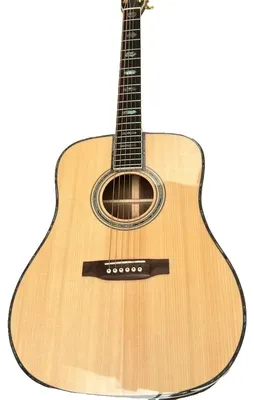 Zdjęcie produktu dla Gitara akustyczna, mocna konstrukcja, delikatne brzmienie, ŻÓŁTY