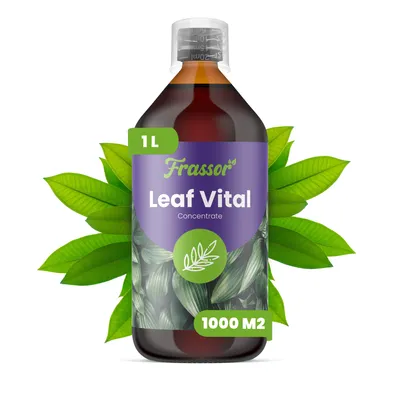 Zdjęcie produktu dla Leaf Vital Koncentrat 1 L – 1 000 m2 – Prírodná Starostlivosť o Listy Do Regeneráciu, Silny Wzrost i Długotrwała Vitalitu – Frassor