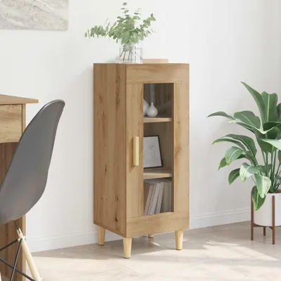 Obrázok produktu pre vidaXL Komoda Artisan – dub 34,5 x 32,5 x 90 cm drevotrieska