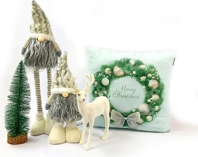 Produktbild von Dekorativer Weihnachtsbaum aus Kunststoffdraht grün