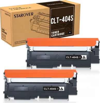 Produktbild von 2er Schwarz Toner für CLT-C404S CLT-M404S CLT-404S K404S Samsung C480W Xpress C480FW C48X C430 C430W C480 C43X CLT-P404C 404S CLT-K404S CLT-Y404S Series