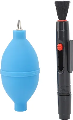 Zdjęcie produktu dla zestaw do czyszczenia aparatów 4 w 1 z dmuchawą, piórem, piórem do czyszczenia obiektywów do aparatów cyfrowych, lustrzanek cyfrowych, telefonów komórkowych, obiektywów teleskopów astronomicznych