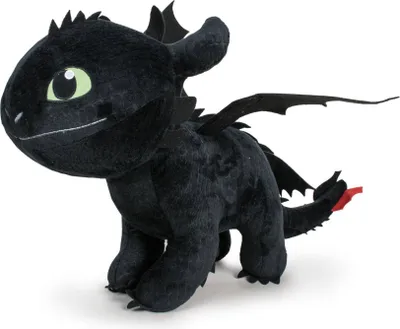 Image de Dragons faciles à apprivoiser 3 Peluche Krokmou 18 cm