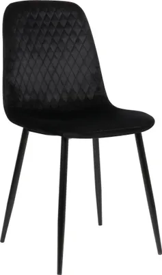 Produktbild von Stuhl HLO-CP45 Samt  schwarz