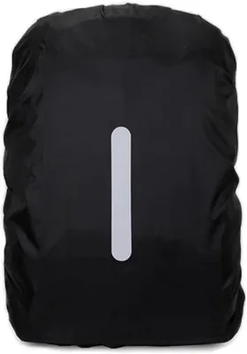 Produktbild von PolkaHome® Reflektierende wasserdichte Rucksackhülle – Regenschutz für Outdoor, Wandern, Radfahren, Klettern (S/M/L)