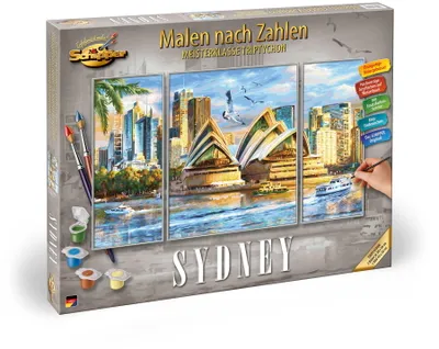 Produktbild von Schipper Malen nach Zahlen Master Class Triptychon 50x80cm Sydney 609260909