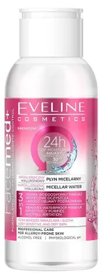 Image de Eveline Cosmetics Facemed+ – eau micellaire, nettoyant, hydratant