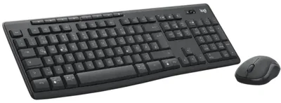 Image de Logitech 920-012065, Kabellos, Bluetooth, Membran Key Switch, QWERTZ, Graphit, Maus enthalten