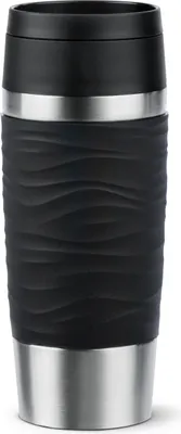 Produktbild von emsa Isolierbecher TRAVEL MUG Wave 0,36 Liter schwarz