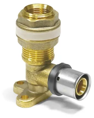 Obrázok produktu pre Sanpro lisovacie nástenné puzdro s vnútorným závitom, veľkosť 16x2 - závit 1/2"