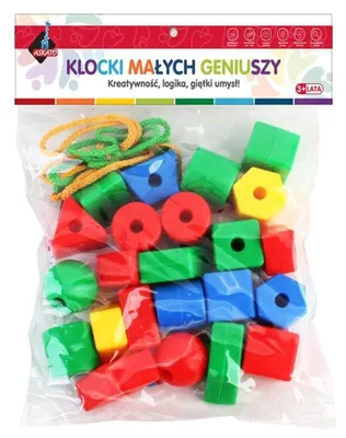 Zdjęcie produktu dla Klocki duże korale 22 elementy 112527