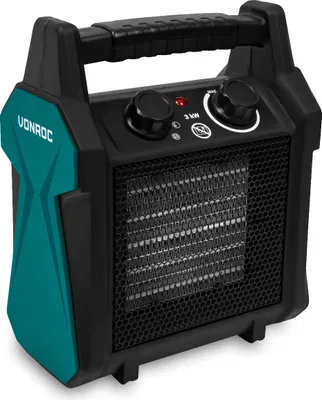 Produktbild von Vonroc Elektrische Heizung - Heizlüfter - 2000W/3000W - Keramik - 2 Heizstufen