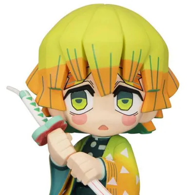 Imagen del producto de Demon Slayer Kimetsu No Yaiba - Figura Agatsuma Zenitsu Cartoon Color Ver. Tooni